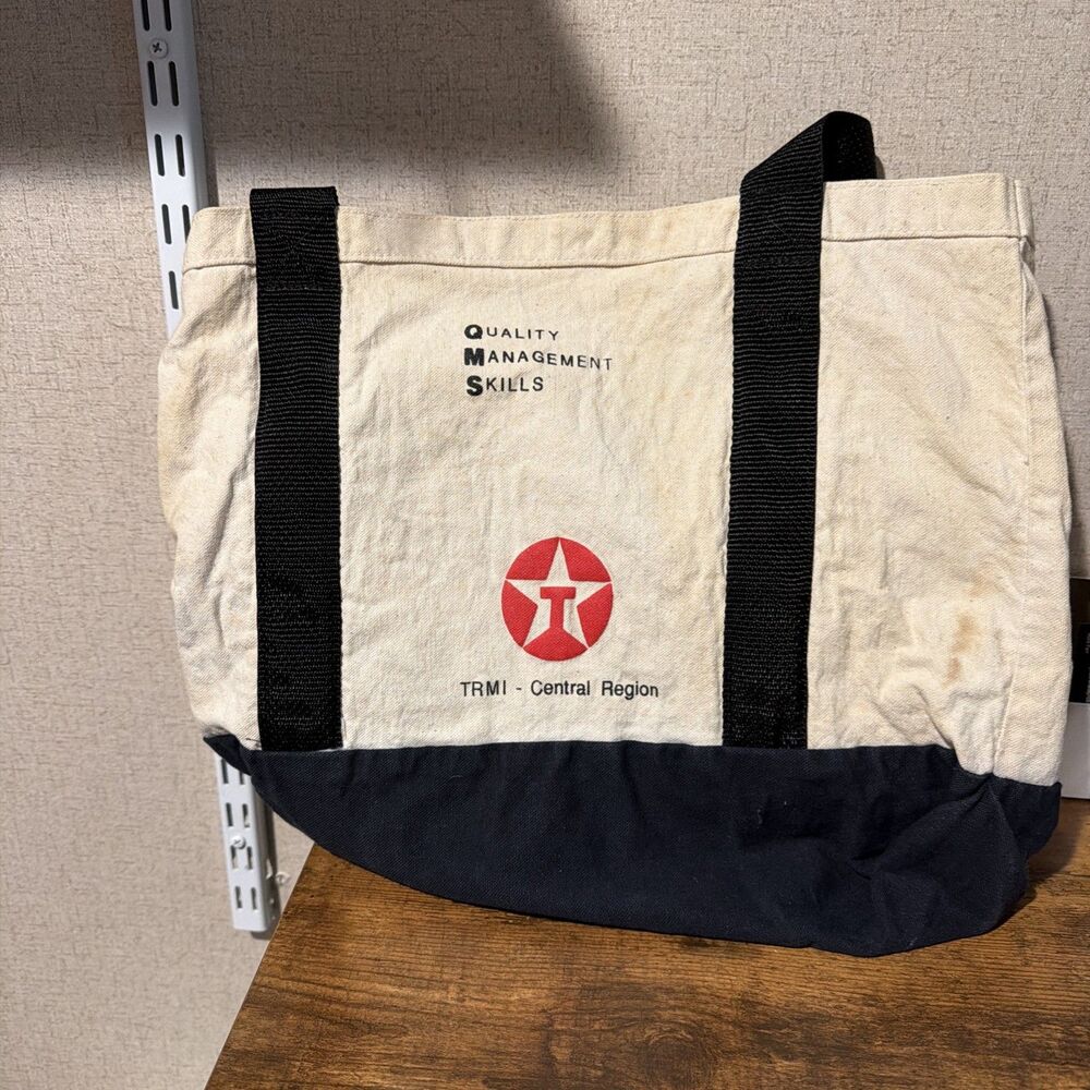 Vintage Canvas Tote Bag TRMI - Central Region Quality Management Skills